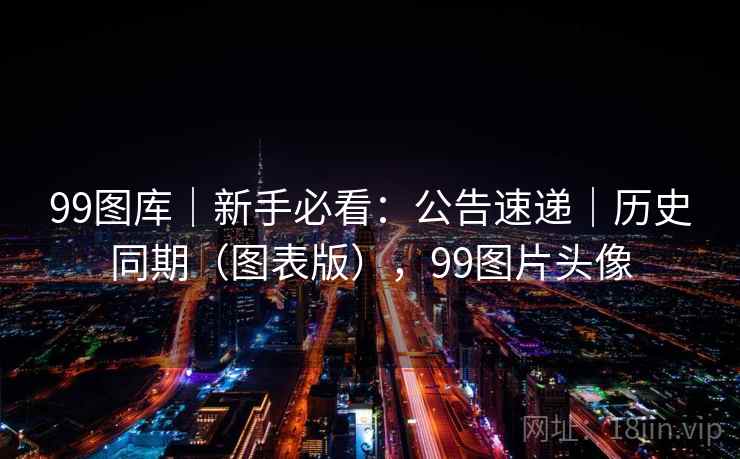 99图库｜新手必看：公告速递｜历史同期（图表版），99图片头像